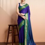 Cottexa's Ethnic Motifs Woven Design Zari Kanjeevaram Silk Saree